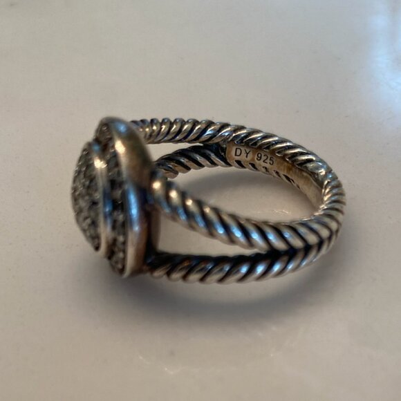 [David Yurman] mini diamonds ring - Picture 6 of 6